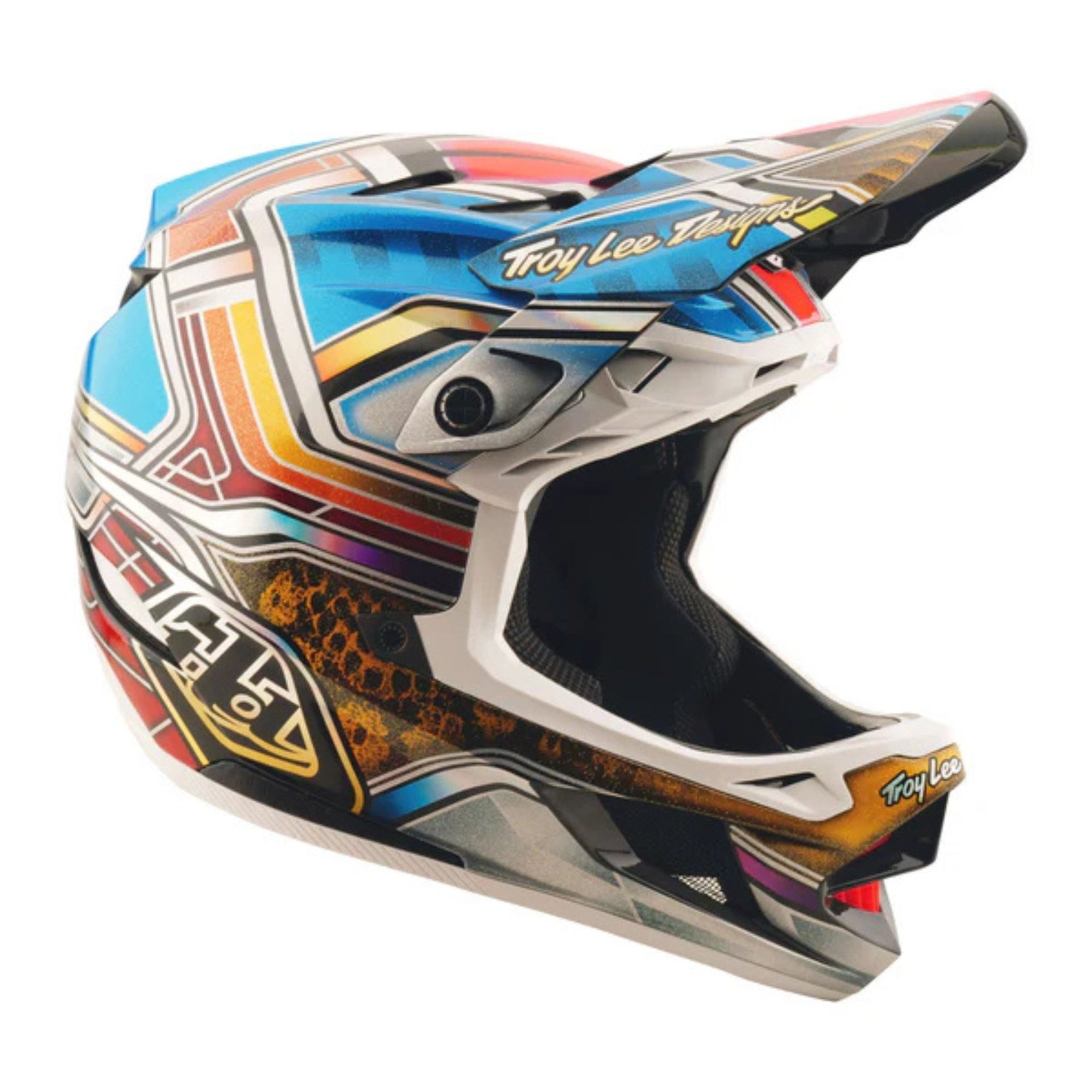 D4 Carbon Helmet; Lowrider Blue